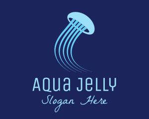 Blue Jellyfish Swim logo