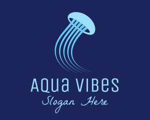 Blue Jellyfish Swim logo