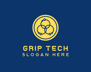 Digital Tech Circuit logo design