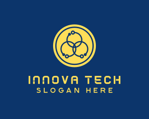 Digital Tech Circuit logo design