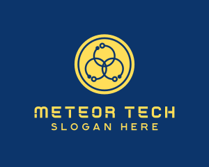 Digital Tech Circuit logo design