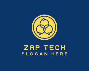 Digital Tech Circuit logo design