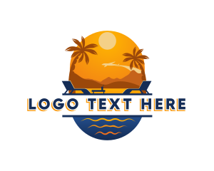 Airplane Beach Travel logo