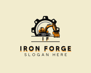 Industrial Excavation Gear logo design