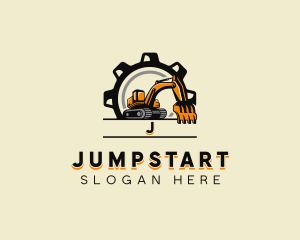 Industrial Excavation Gear logo design