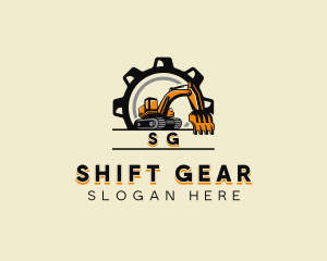 Industrial Excavation Gear logo design