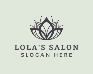 Lotus Flower Salon logo design