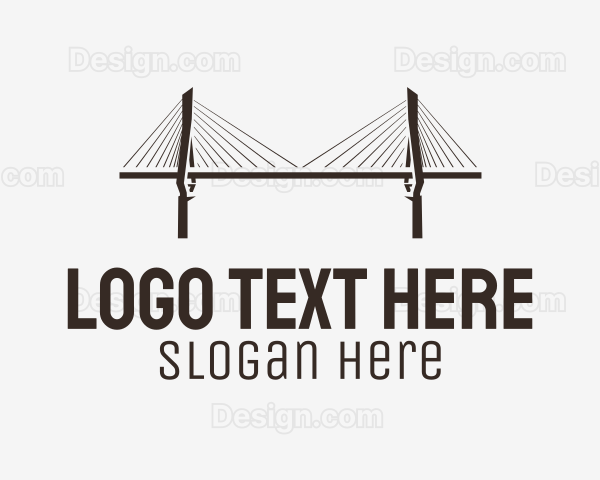 Industrial Bridge Architecture Logo