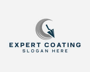 Concrete Plastering Trowel logo design