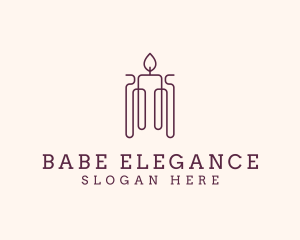 Minimal Candle Wax logo design