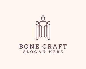 Minimal Candle Wax logo design