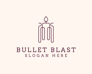 Minimal Candle Wax logo design