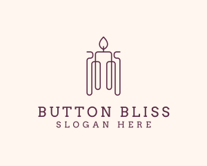 Minimal Candle Wax logo design