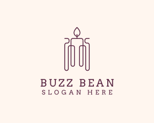 Minimal Candle Wax logo design