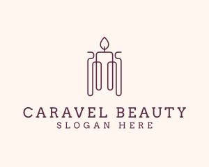 Minimal Candle Wax logo design