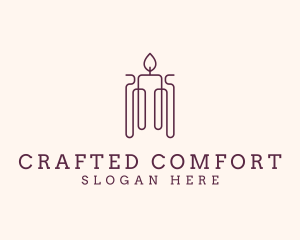 Minimal Candle Wax logo design