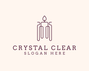 Minimal Candle Wax logo design