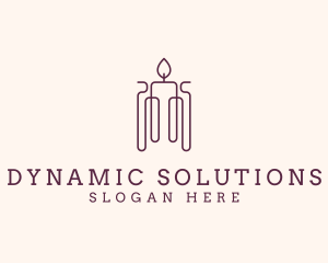 Minimal Candle Wax logo design