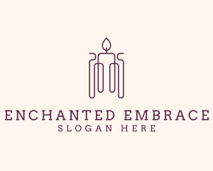 Minimal Candle Wax logo design