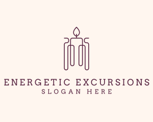 Minimal Candle Wax logo design