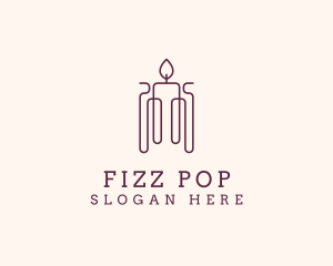 Minimal Candle Wax logo design