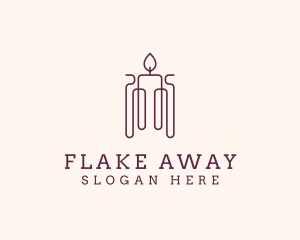 Minimal Candle Wax logo design