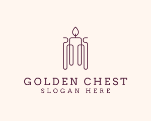 Minimal Candle Wax logo design