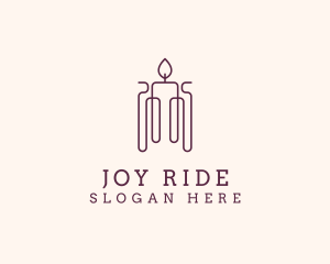 Minimal Candle Wax logo design