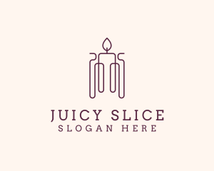 Minimal Candle Wax logo design