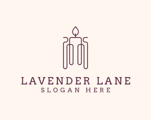 Minimal Candle Wax logo design