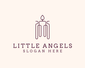 Minimal Candle Wax logo design