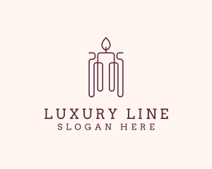 Minimal Candle Wax logo design