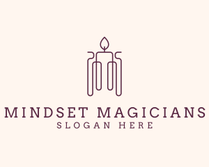 Minimal Candle Wax logo design