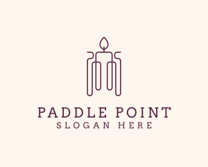 Minimal Candle Wax logo design