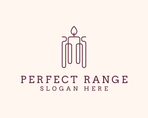 Minimal Candle Wax logo design