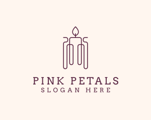 Minimal Candle Wax logo design