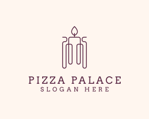 Minimal Candle Wax logo design