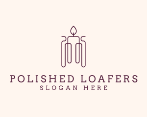 Minimal Candle Wax logo design