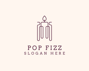 Minimal Candle Wax logo design