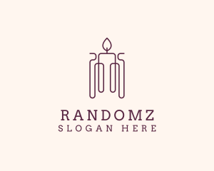 Minimal Candle Wax logo design