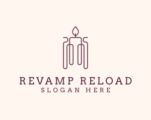 Minimal Candle Wax logo design