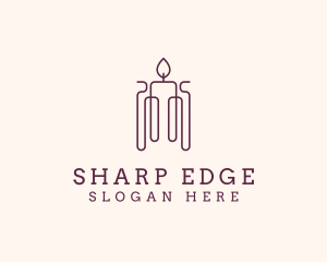 Minimal Candle Wax logo design