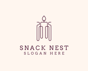 Minimal Candle Wax logo design