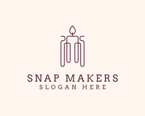 Minimal Candle Wax logo design