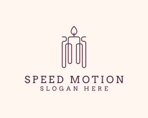 Minimal Candle Wax logo design