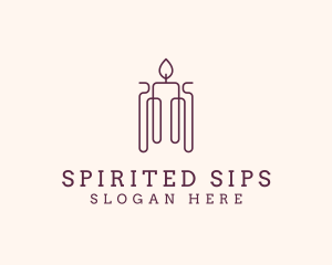 Minimal Candle Wax logo design