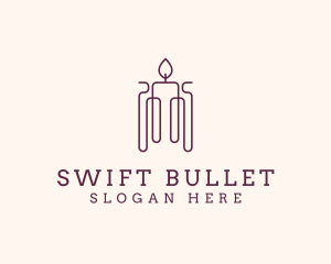 Minimal Candle Wax logo design