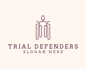 Minimal Candle Wax logo design