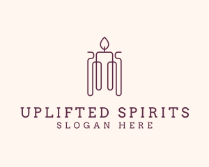 Minimal Candle Wax logo design