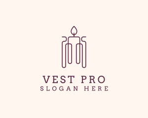 Minimal Candle Wax logo design